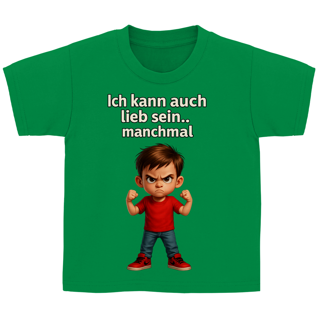 Kinder Basic T-Shirt Boy ich kann auch lieb sein