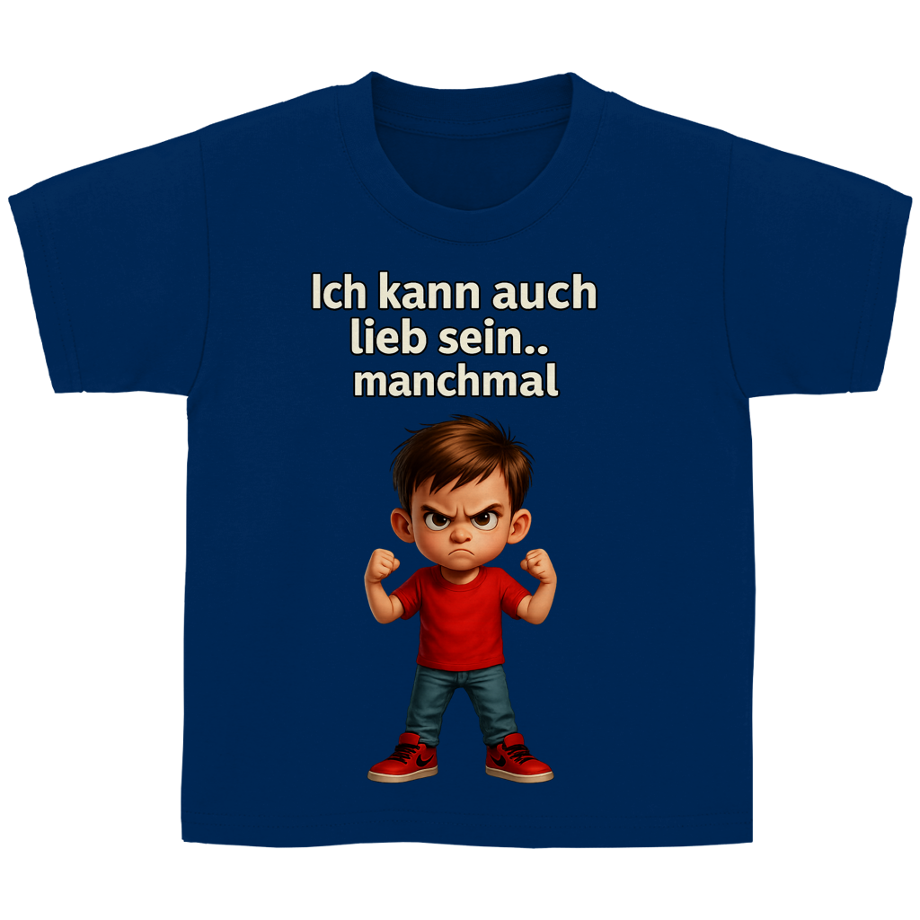 Kinder Basic T-Shirt Boy ich kann auch lieb sein