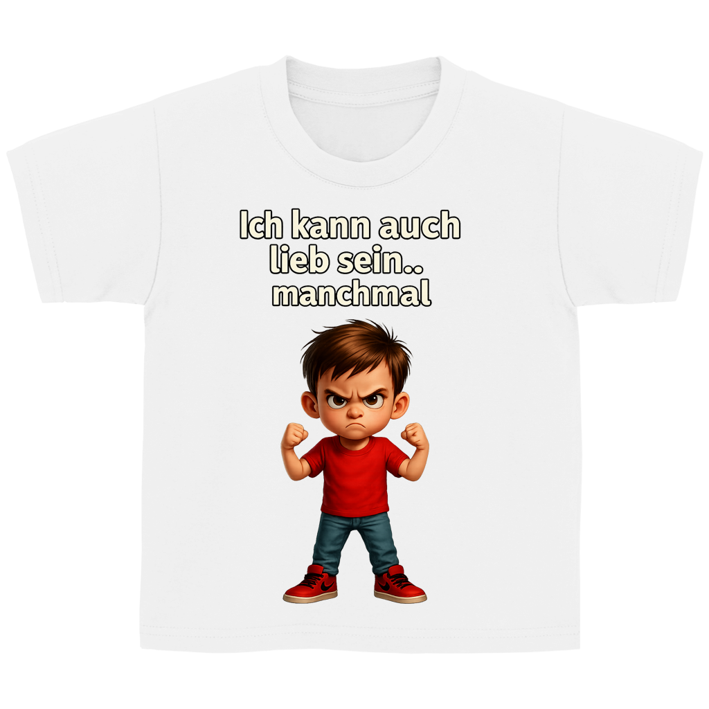 Kinder Basic T-Shirt Boy ich kann auch lieb sein
