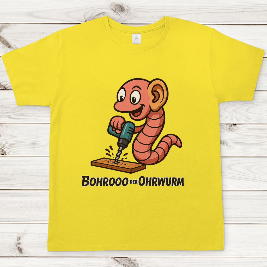 Herren T-Shirt Bohrooo der Ohrwurm