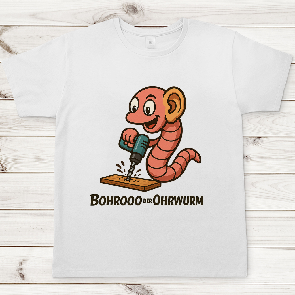 Herren T-Shirt Bohrooo der Ohrwurm