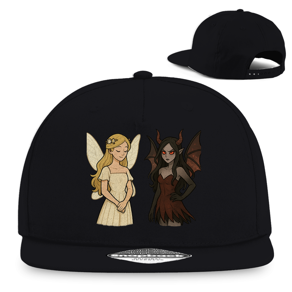 Snapback Rapper Cap Fee Gut und Böse