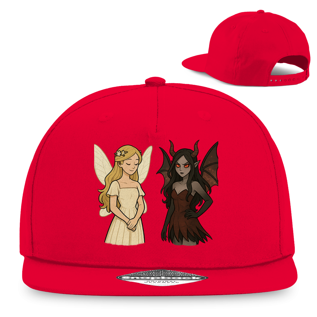 Snapback Rapper Cap Fee Gut und Böse