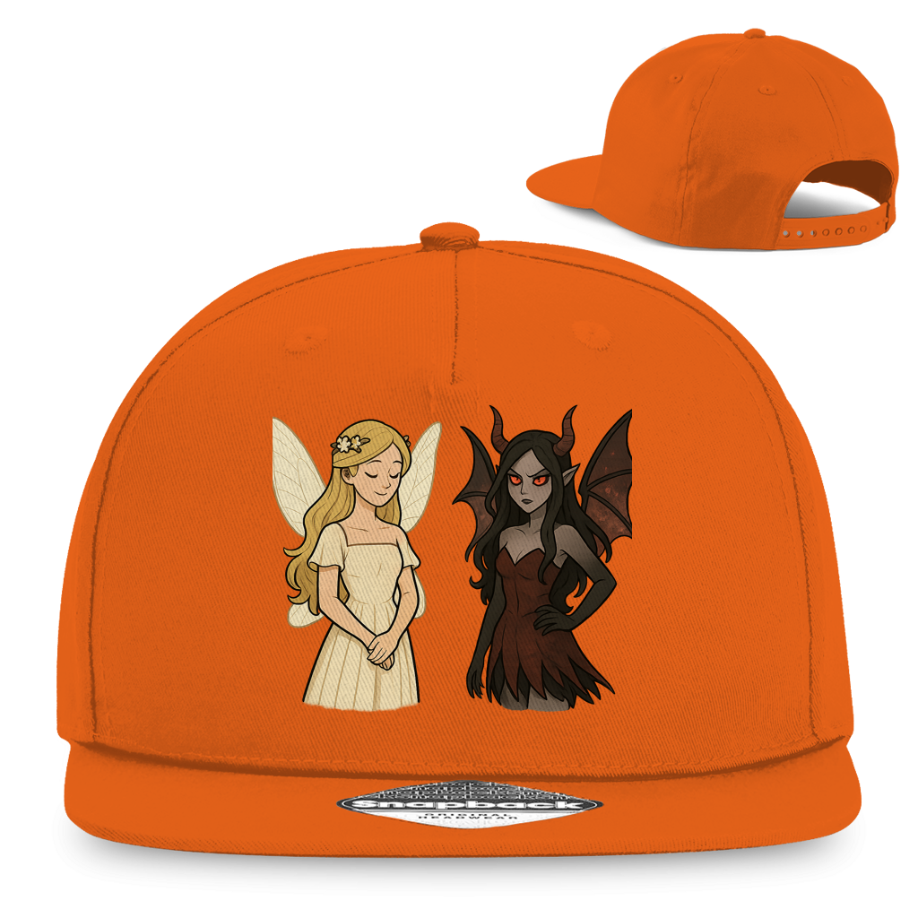 Snapback Rapper Cap Fee Gut und Böse