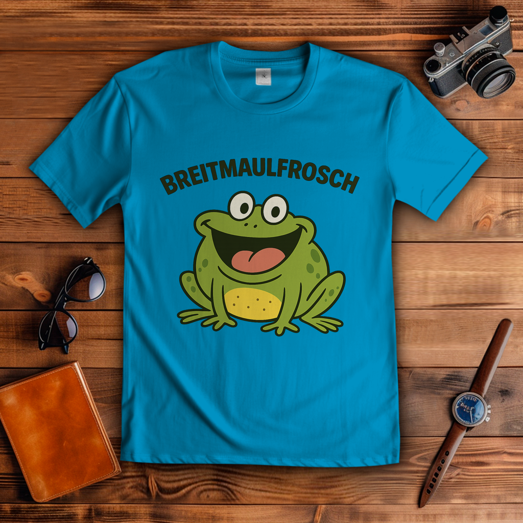 Herren T-Shirt Breitmaulfrosch Mann