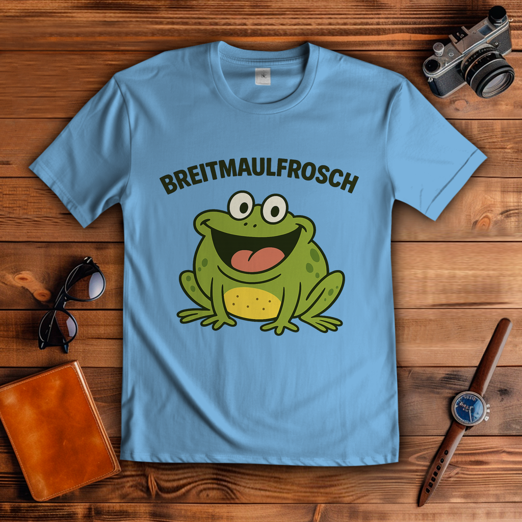Herren T-Shirt Breitmaulfrosch Mann