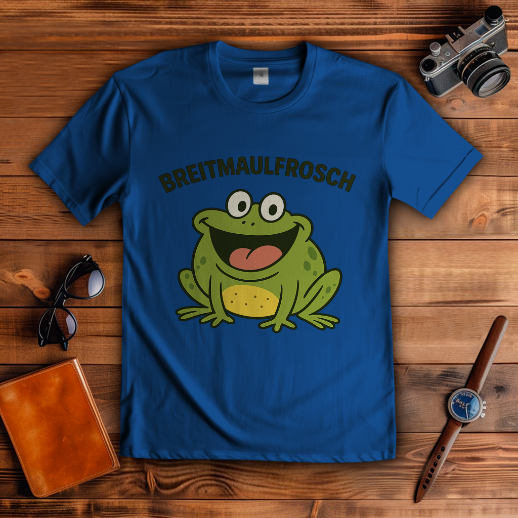 Herren T-Shirt Breitmaulfrosch Mann
