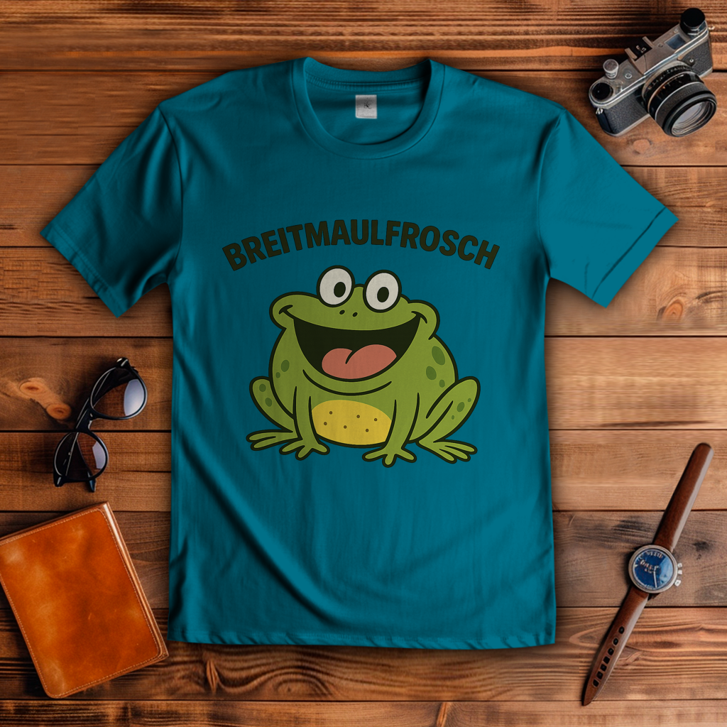 Herren T-Shirt Breitmaulfrosch Mann