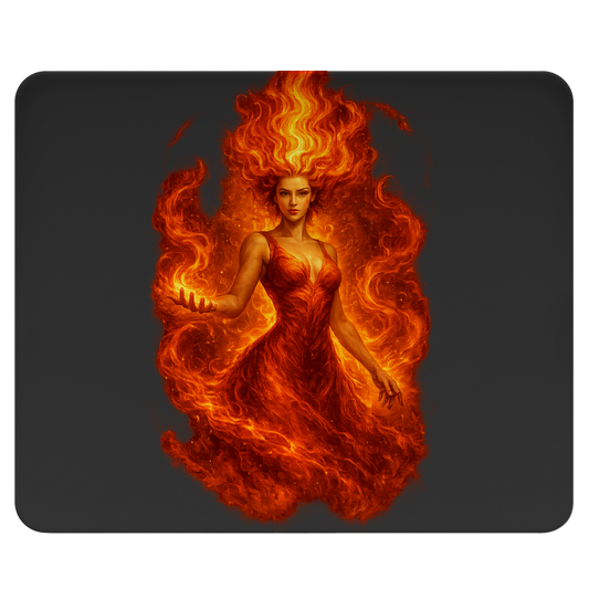 Mousepad Feuerfrau