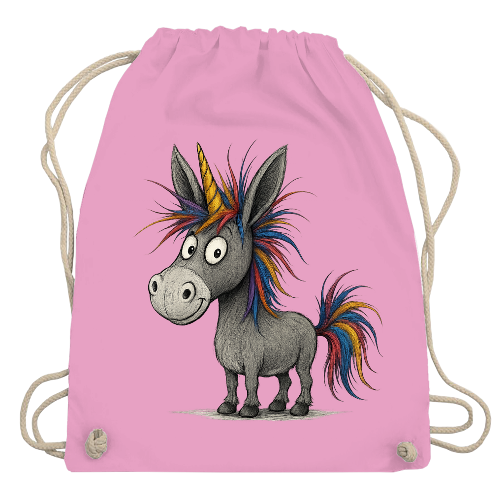 Turnbeutel Einhorn Esel