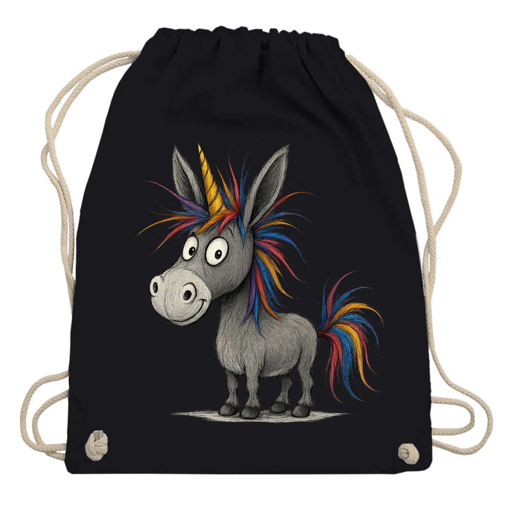 Turnbeutel Einhorn Esel