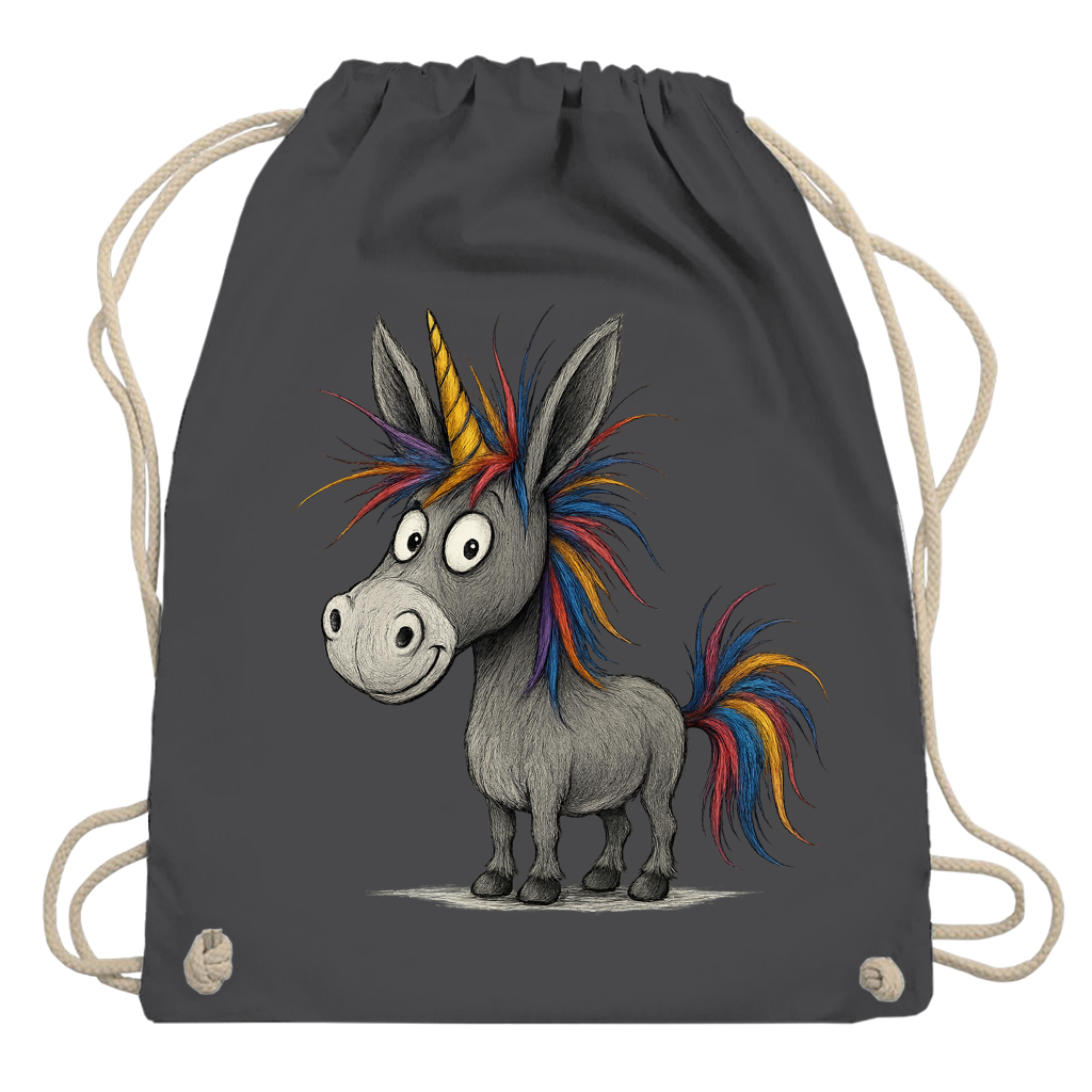Turnbeutel Einhorn Esel
