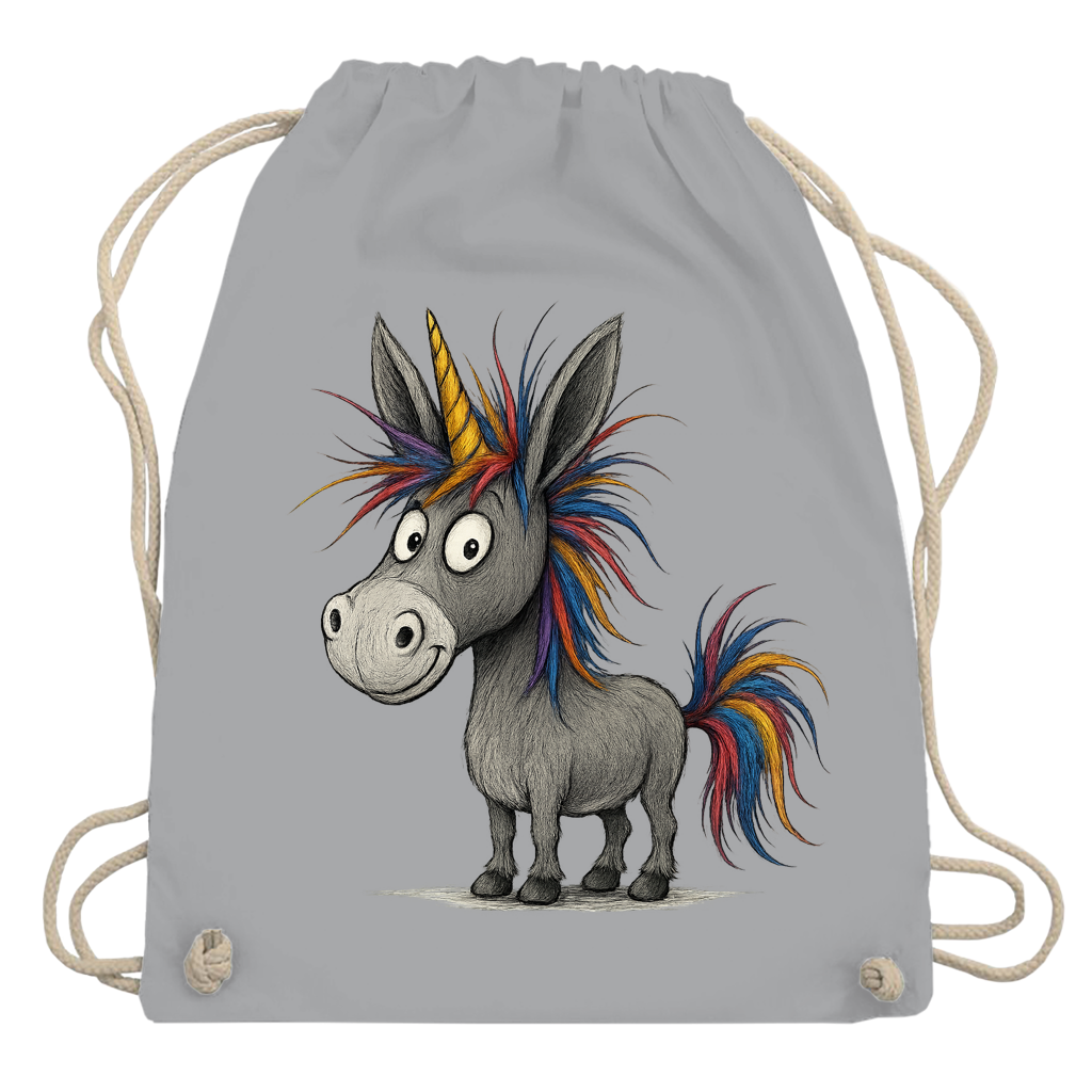 Turnbeutel Einhorn Esel