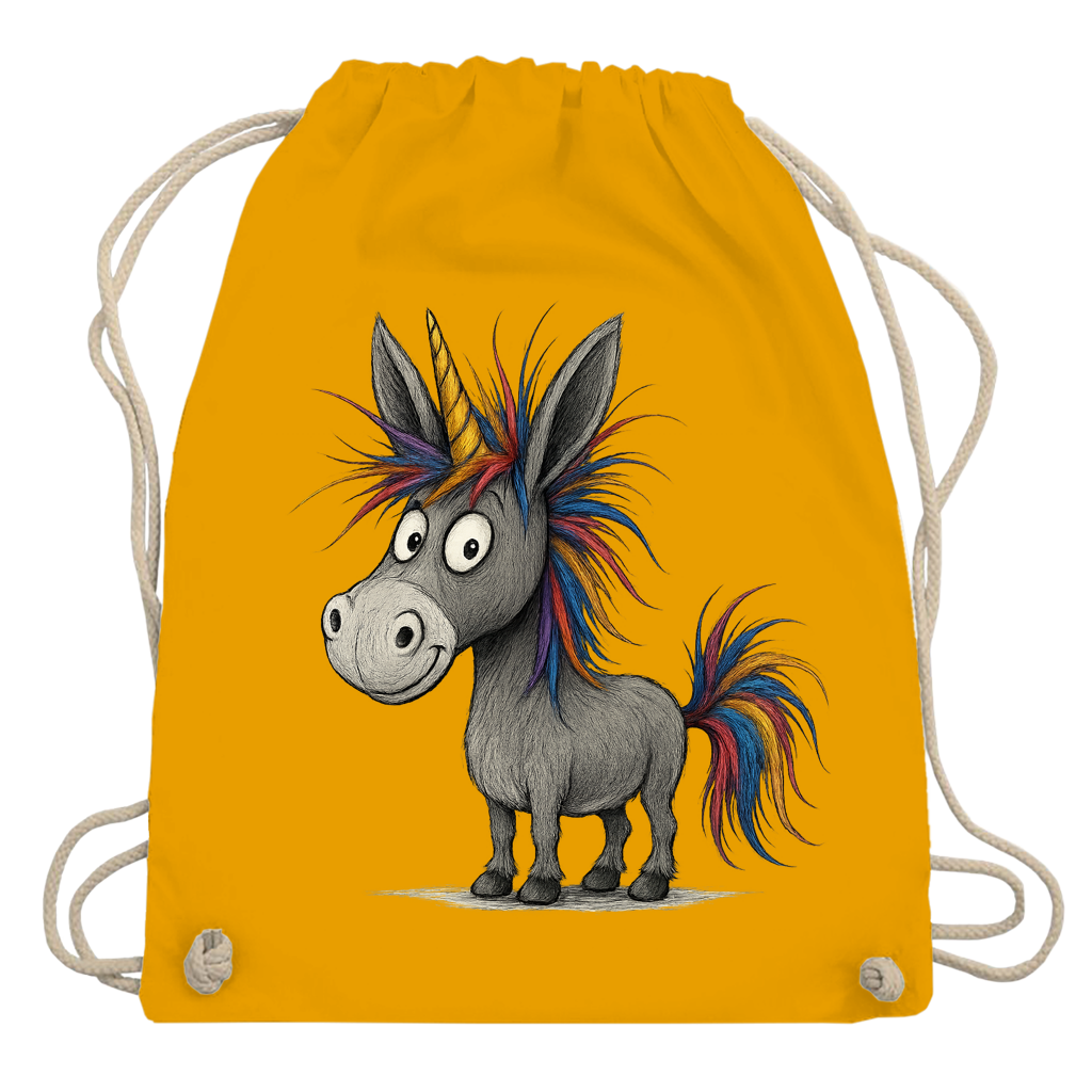 Turnbeutel Einhorn Esel