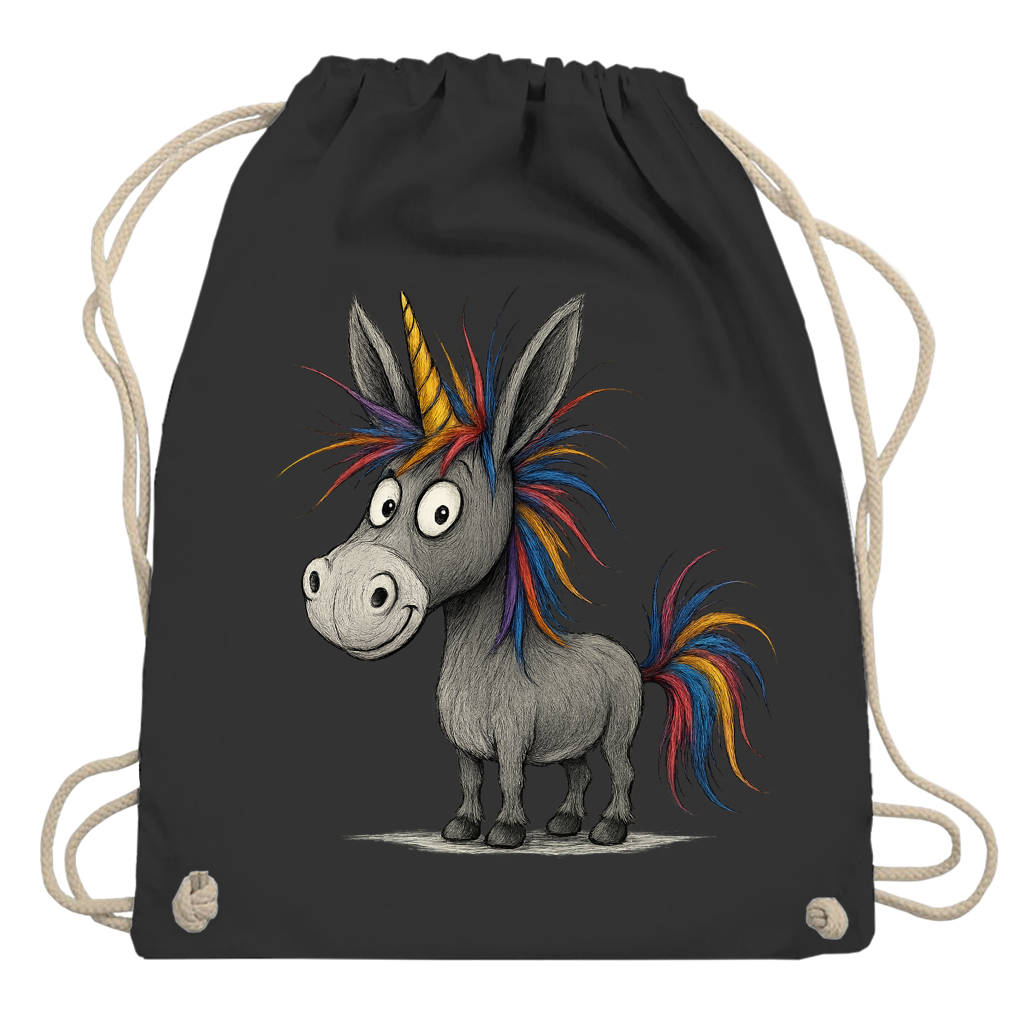Turnbeutel Einhorn Esel