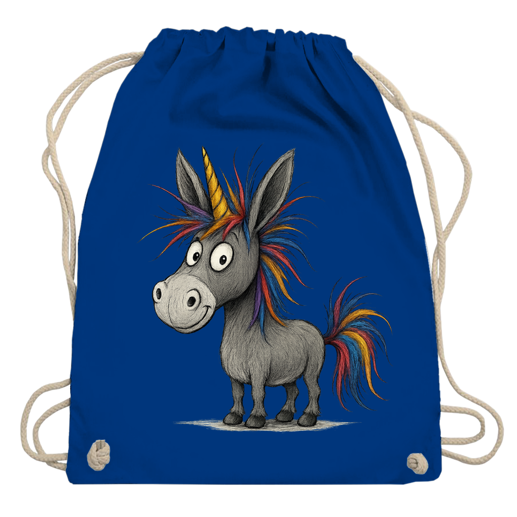 Turnbeutel Einhorn Esel