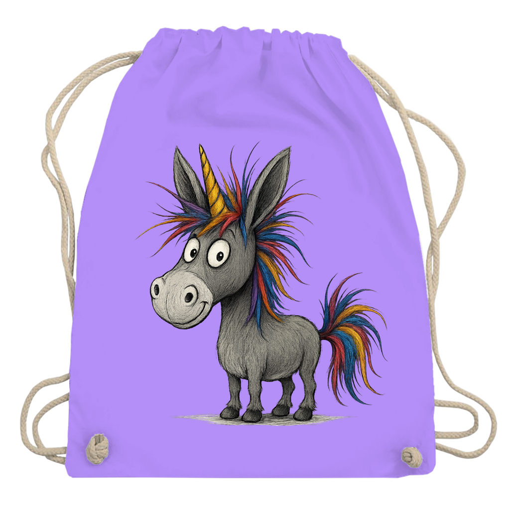 Turnbeutel Einhorn Esel