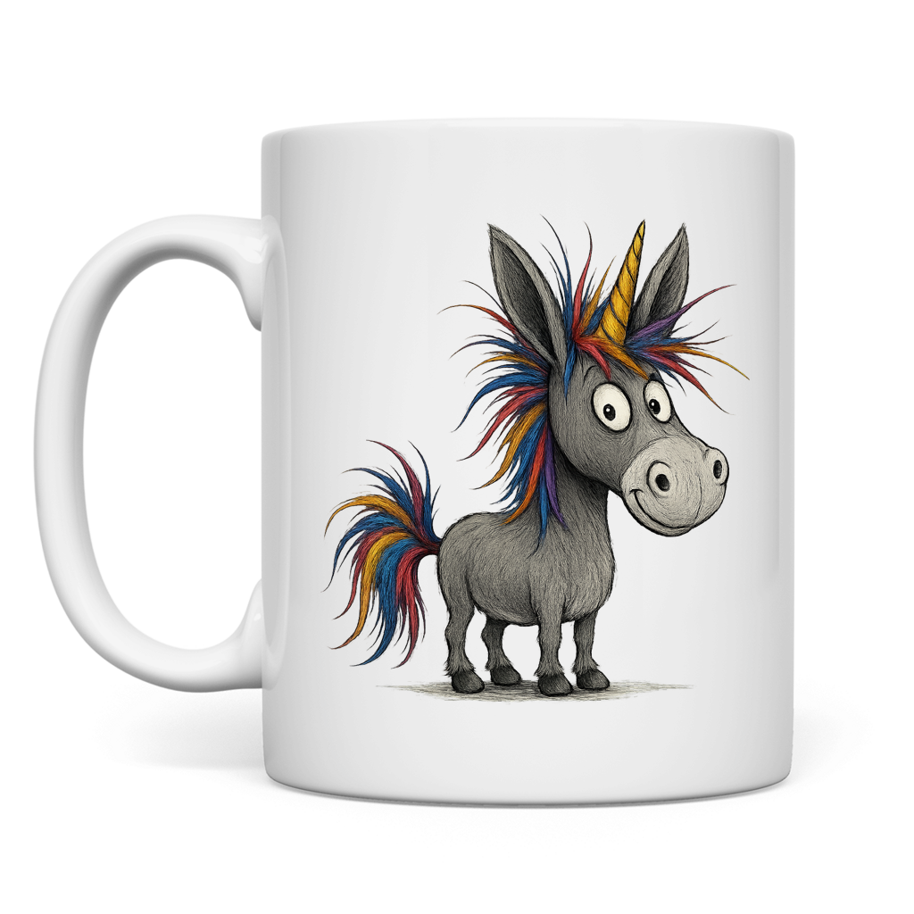 Tasse Einhorn Esel