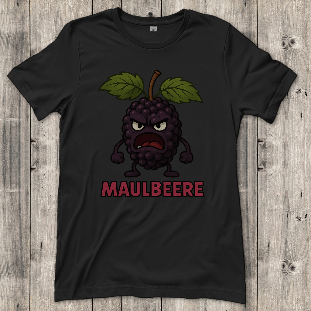 Damen T-Shirt Maulbeere ohne Bart