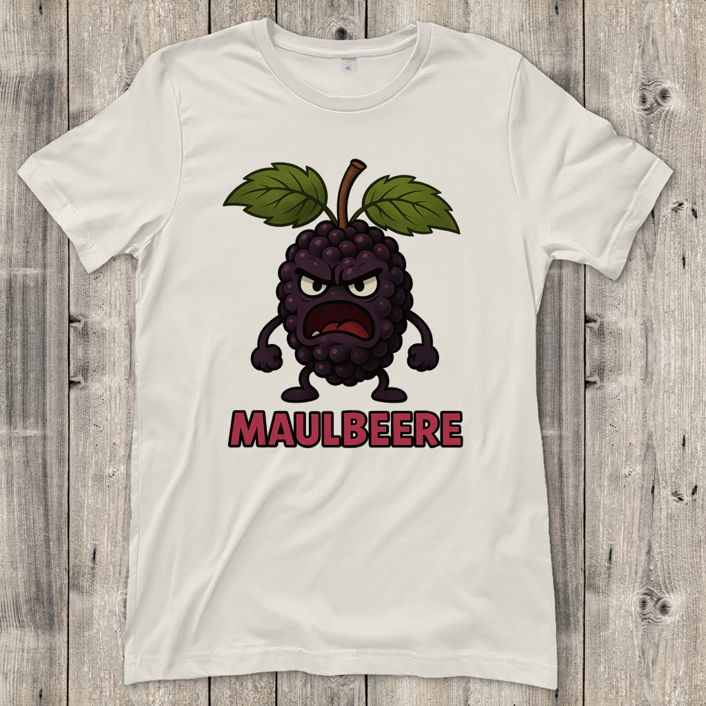 Damen T-Shirt Maulbeere ohne Bart
