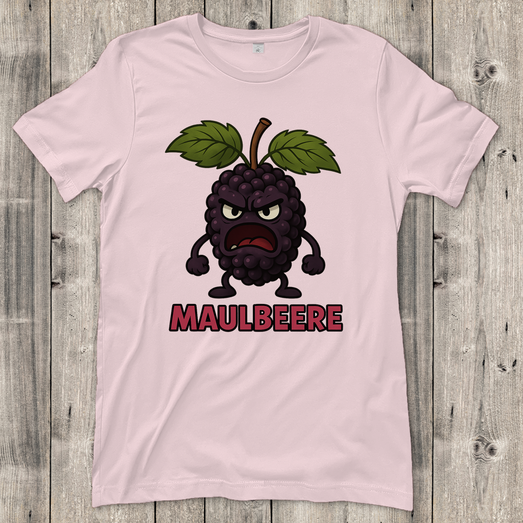 Damen T-Shirt Maulbeere ohne Bart