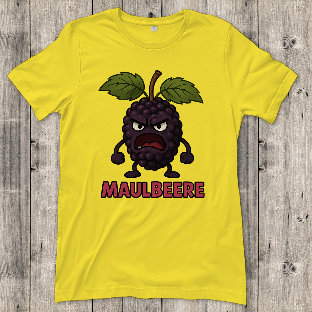Damen T-Shirt Maulbeere ohne Bart
