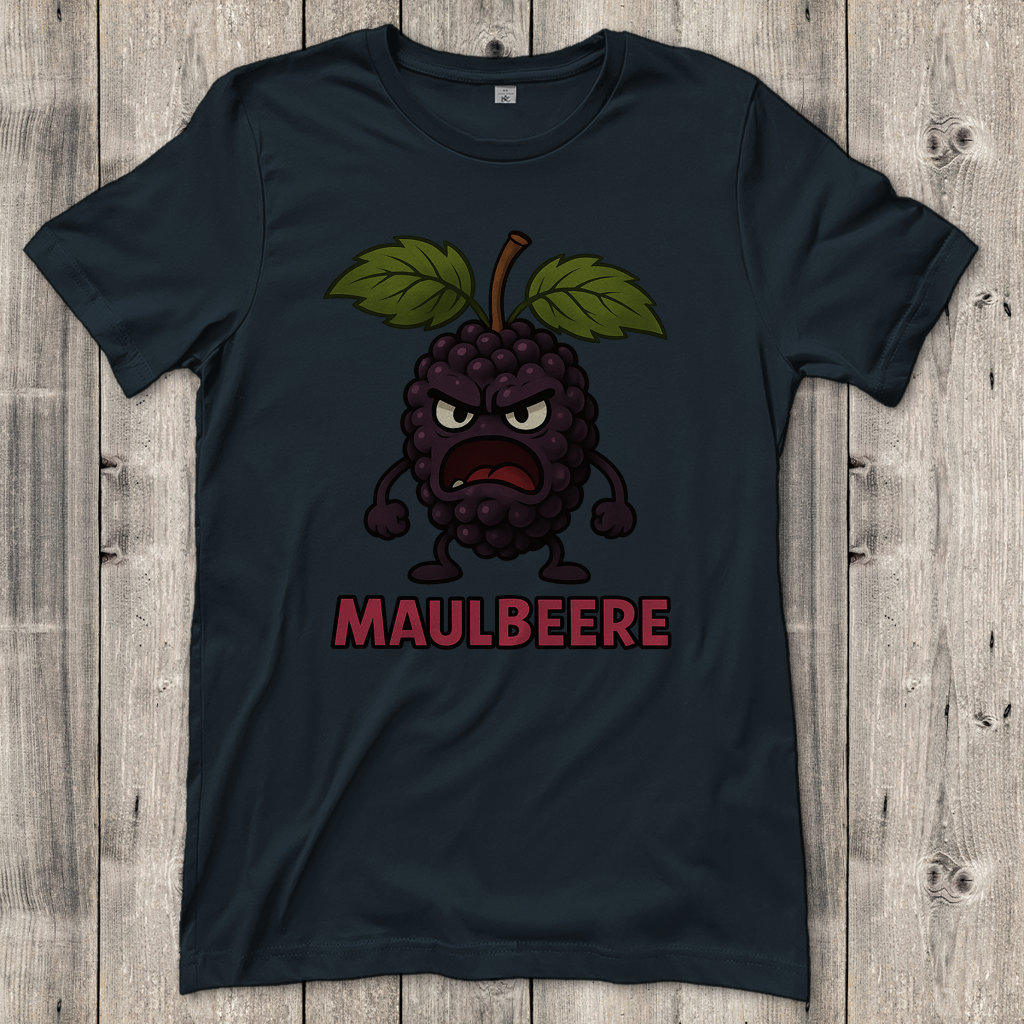 Damen T-Shirt Maulbeere ohne Bart
