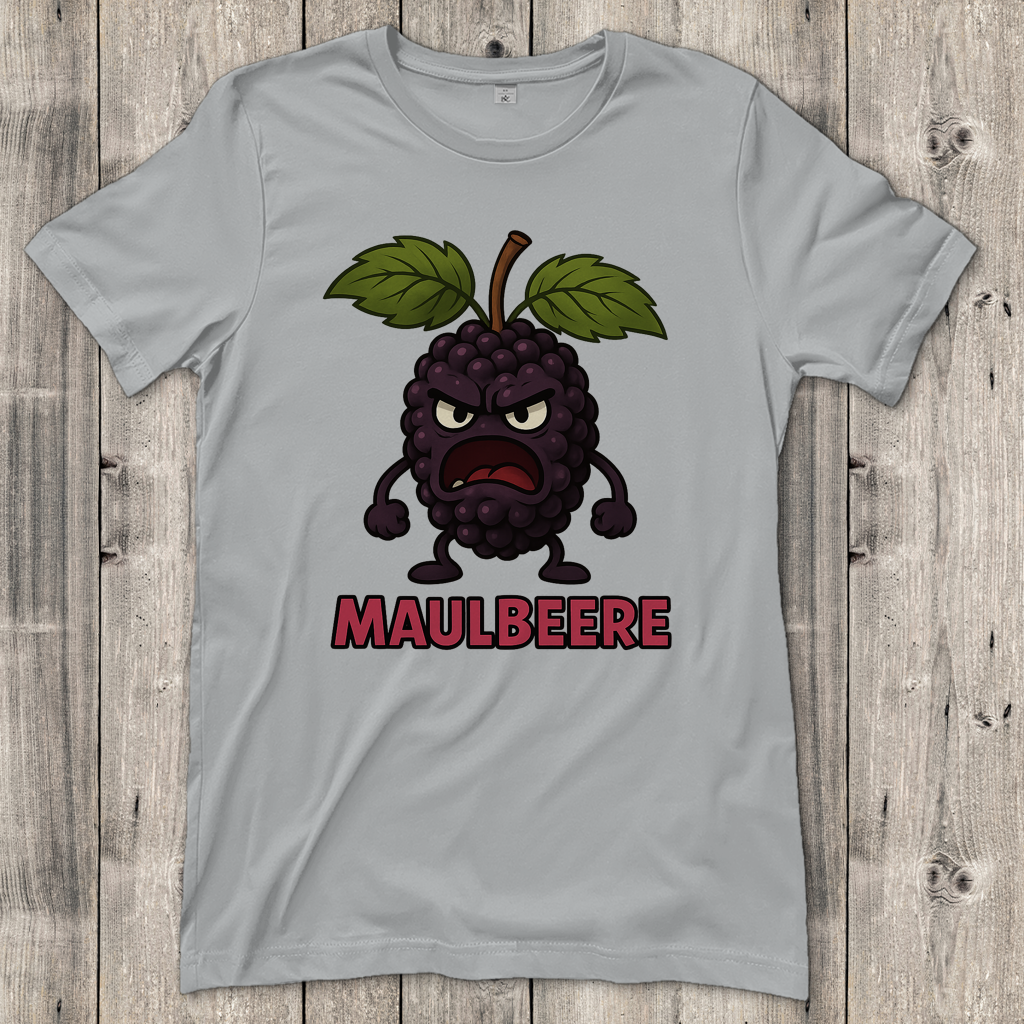Damen T-Shirt Maulbeere ohne Bart
