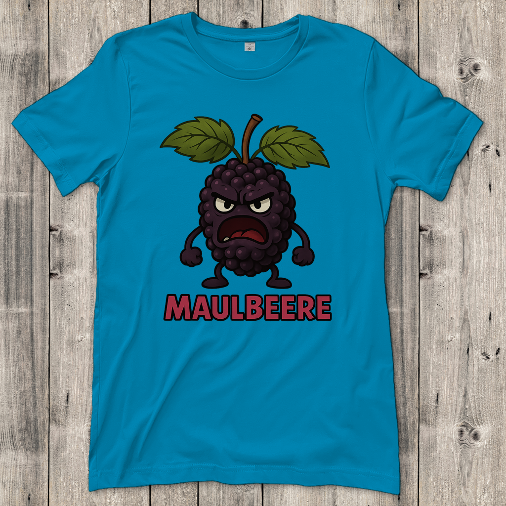 Damen T-Shirt Maulbeere ohne Bart