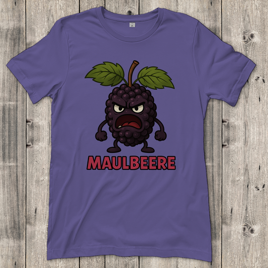 Damen T-Shirt Maulbeere ohne Bart
