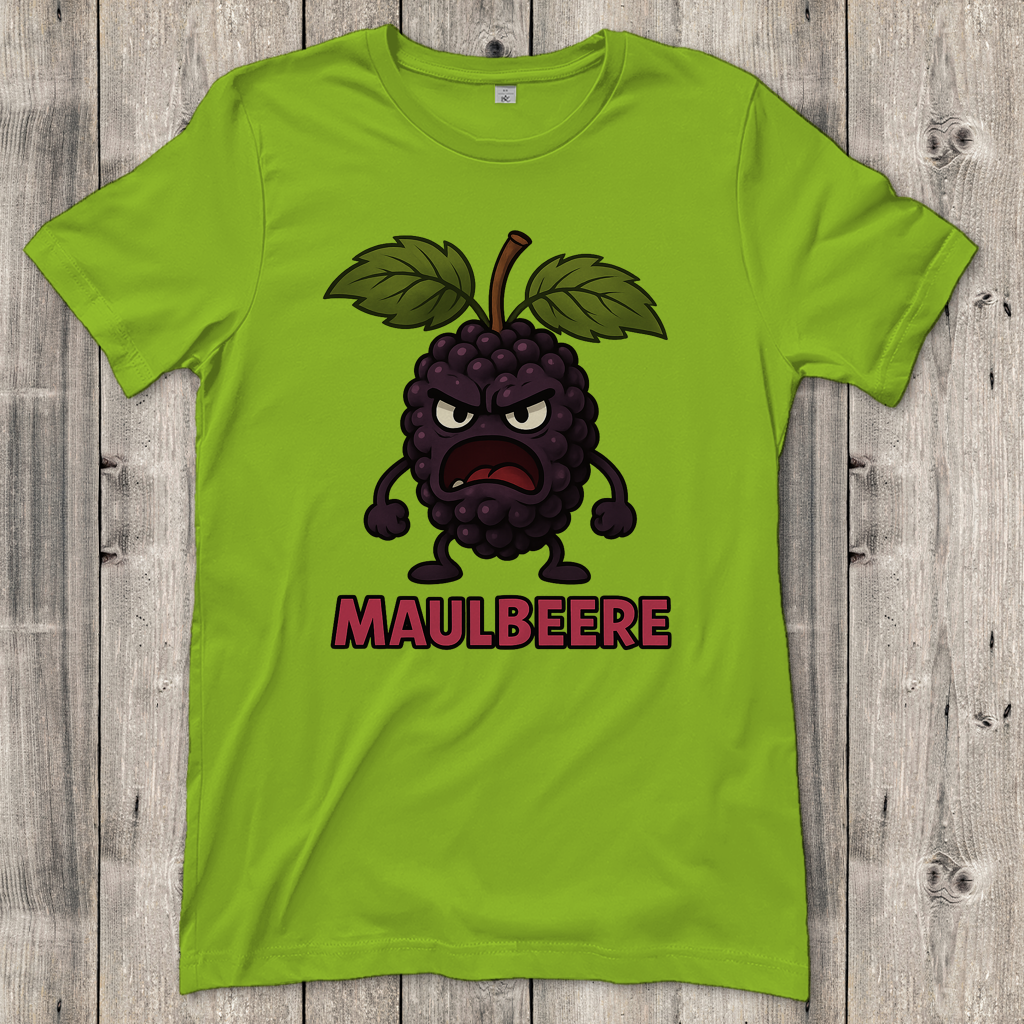 Damen T-Shirt Maulbeere ohne Bart