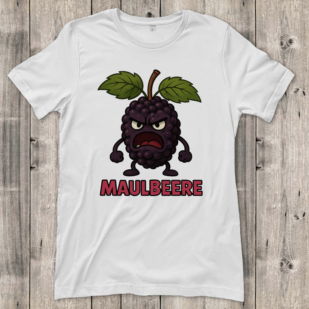 Damen T-Shirt Maulbeere ohne Bart