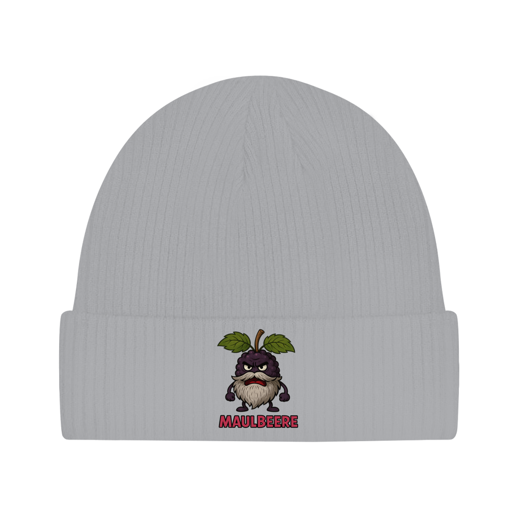 Beanie Maulbeere mit Bart