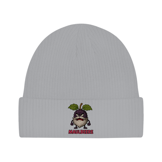 Beanie Maulbeere mit Bart