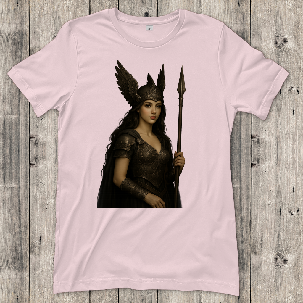 Damen T-Shirt Walküre mit Speer