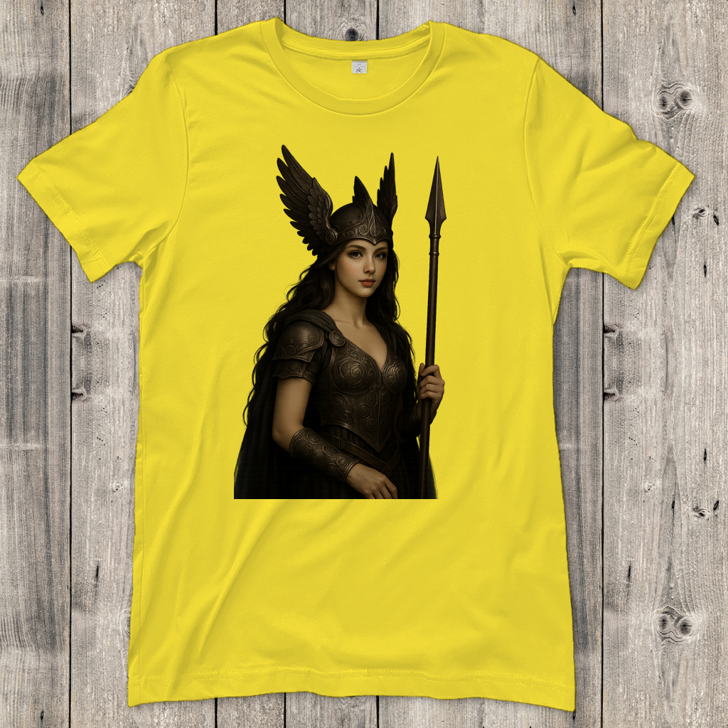 Damen T-Shirt Walküre mit Speer