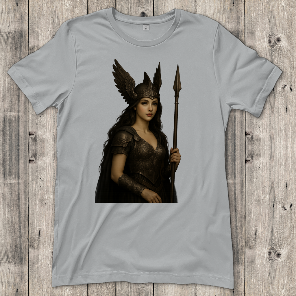 Damen T-Shirt Walküre mit Speer