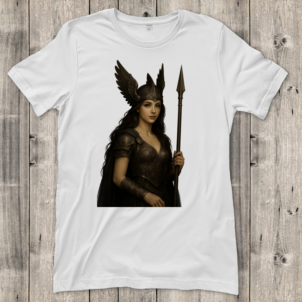 Damen T-Shirt Walküre mit Speer