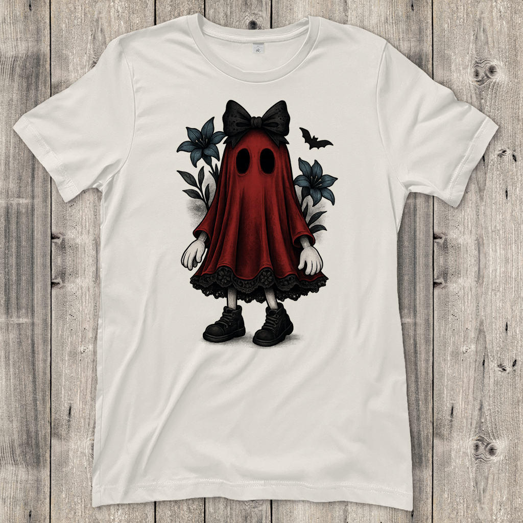 Damen T-Shirt Red Ghost Lilli geht