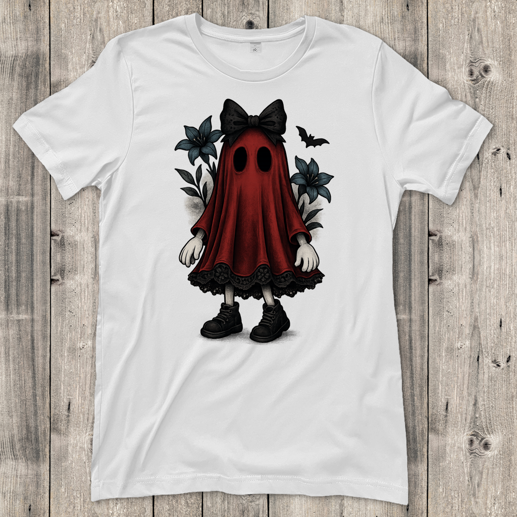 Damen T-Shirt Red Ghost Lilli geht