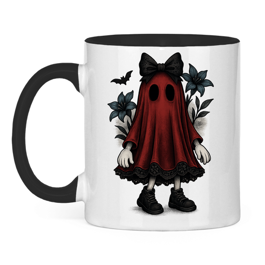 Tasse zweifarbig Red Ghost Lilli geht