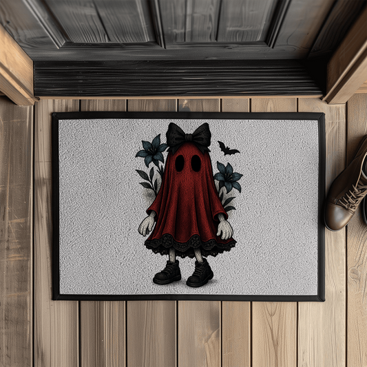 Fußmatte mit Gummirand Red Ghost Lilli geht