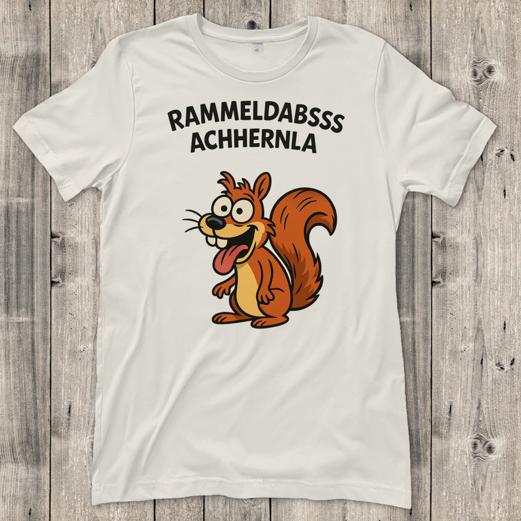 Damen T-Shirt Rammeldabsss Achhernla