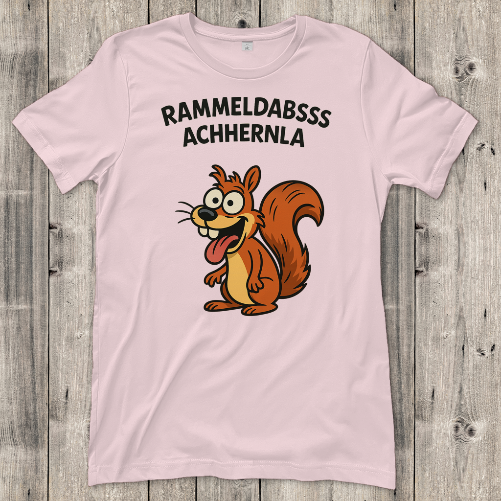 Damen T-Shirt Rammeldabsss Achhernla