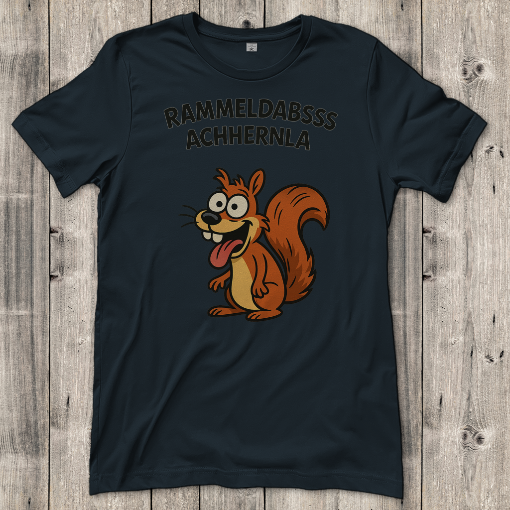 Damen T-Shirt Rammeldabsss Achhernla