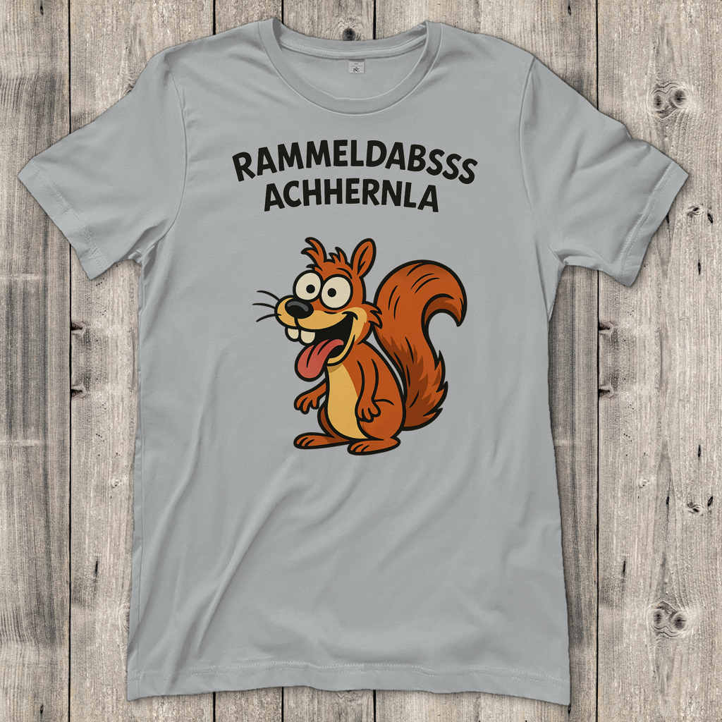Damen T-Shirt Rammeldabsss Achhernla