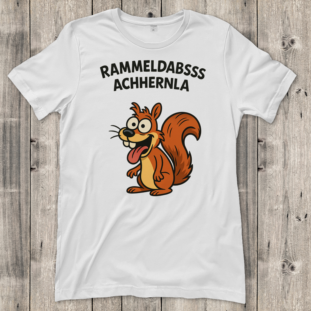 Damen T-Shirt Rammeldabsss Achhernla