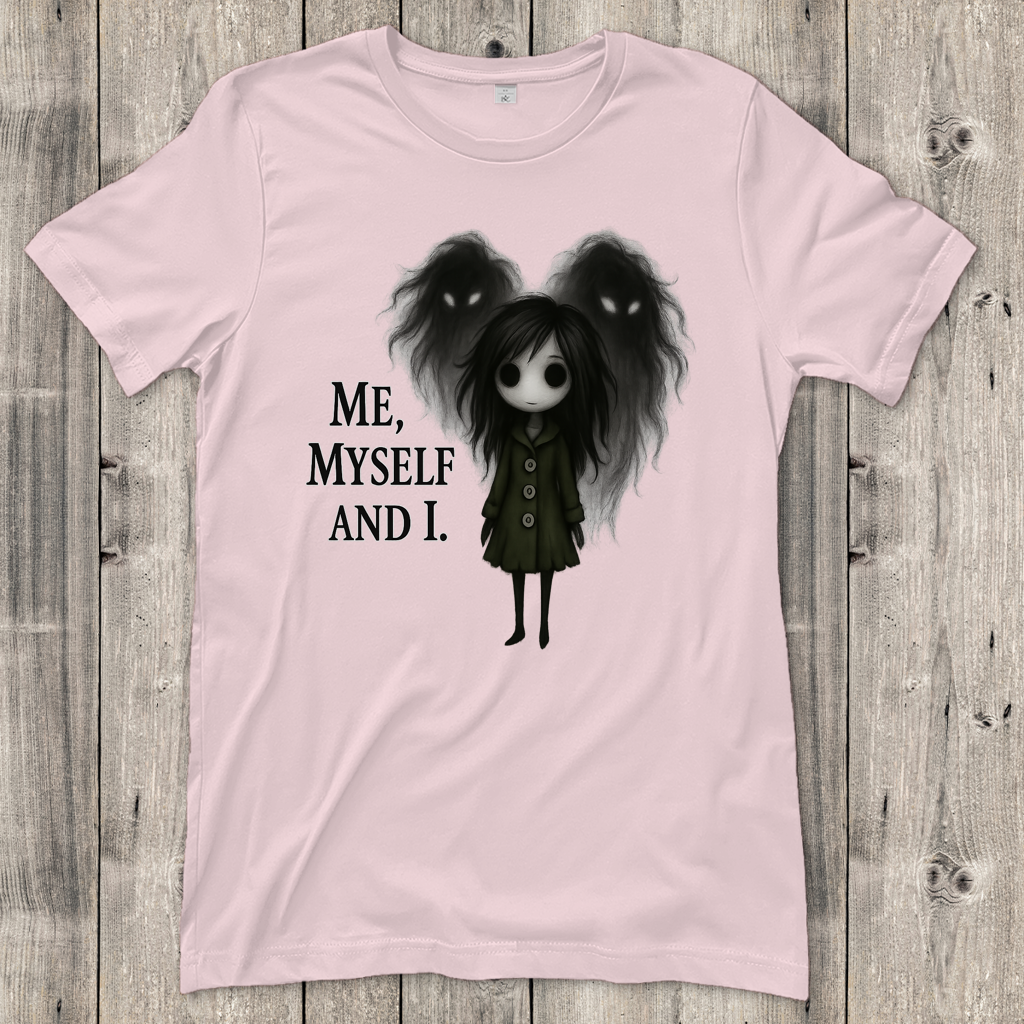 Damen T-Shirt Frau ME, MYSELF AND I