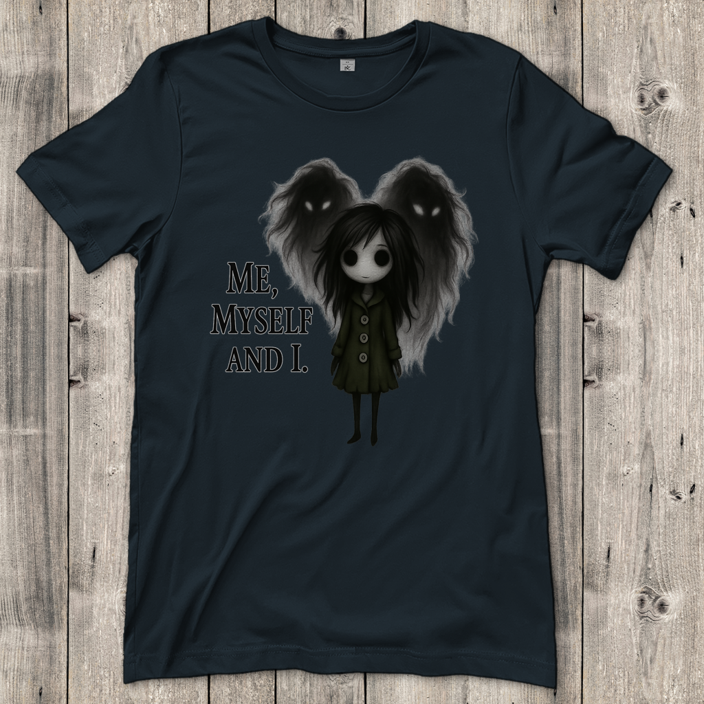 Damen T-Shirt Frau ME, MYSELF AND I