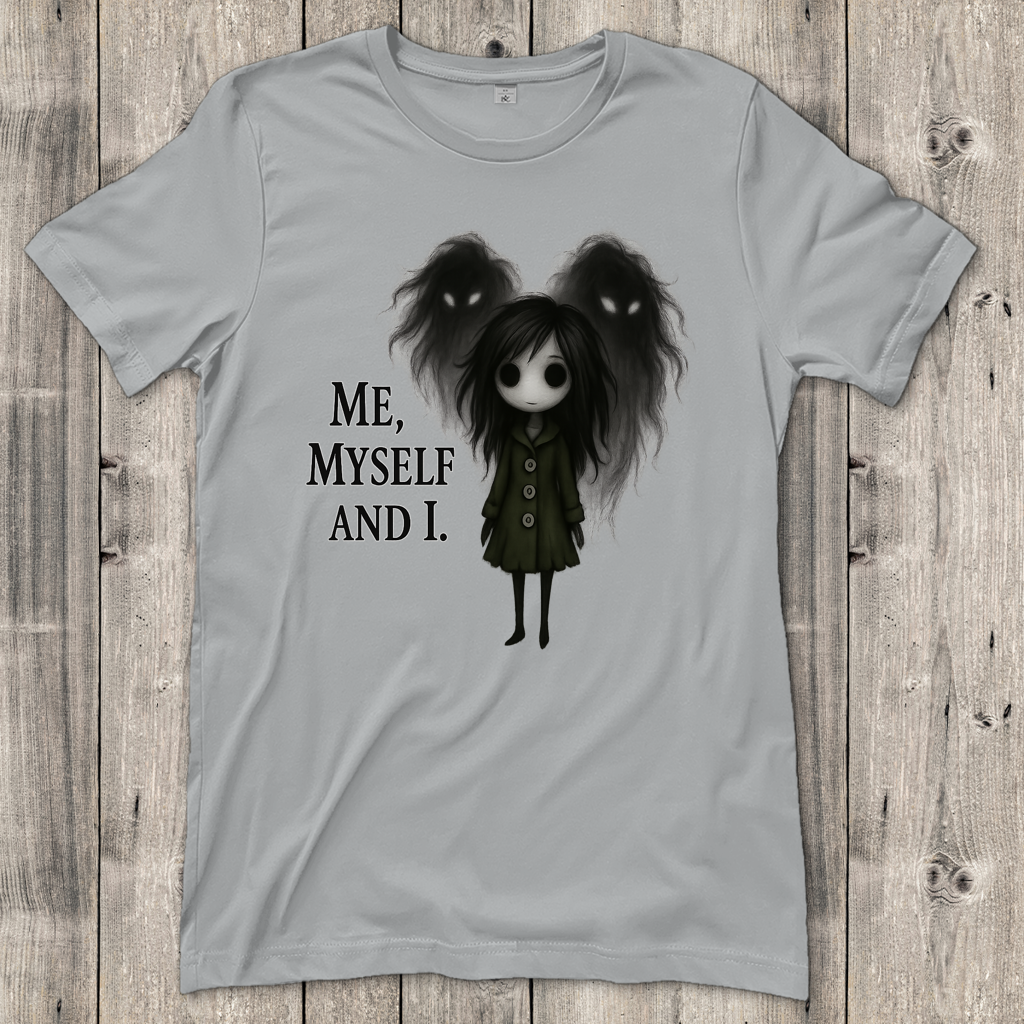 Damen T-Shirt Frau ME, MYSELF AND I
